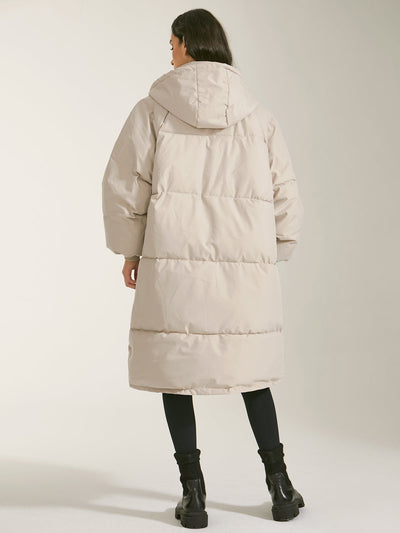 Long & Hooded Puffer Parka Coat