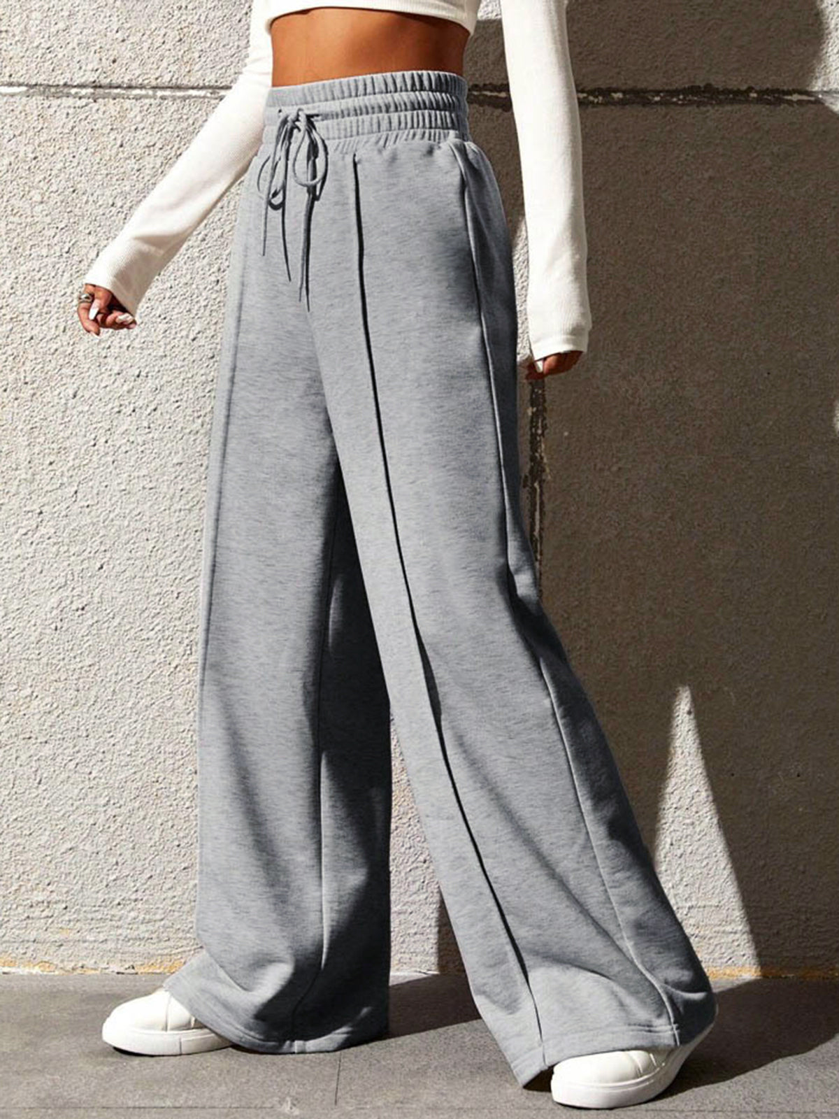 Wide - Leg Sweatpants