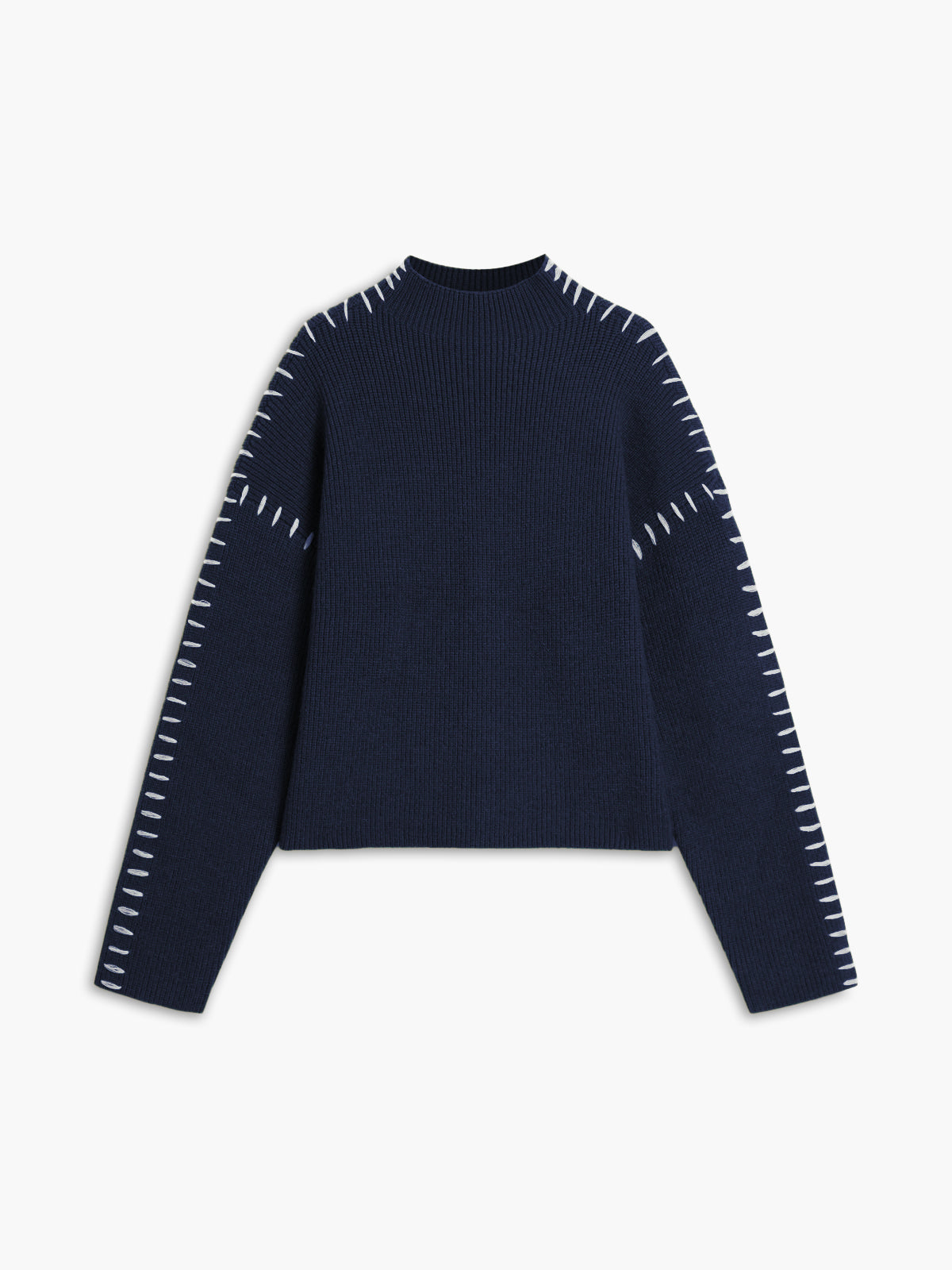 Shift The Focus Oversized Mock Neck Sweater