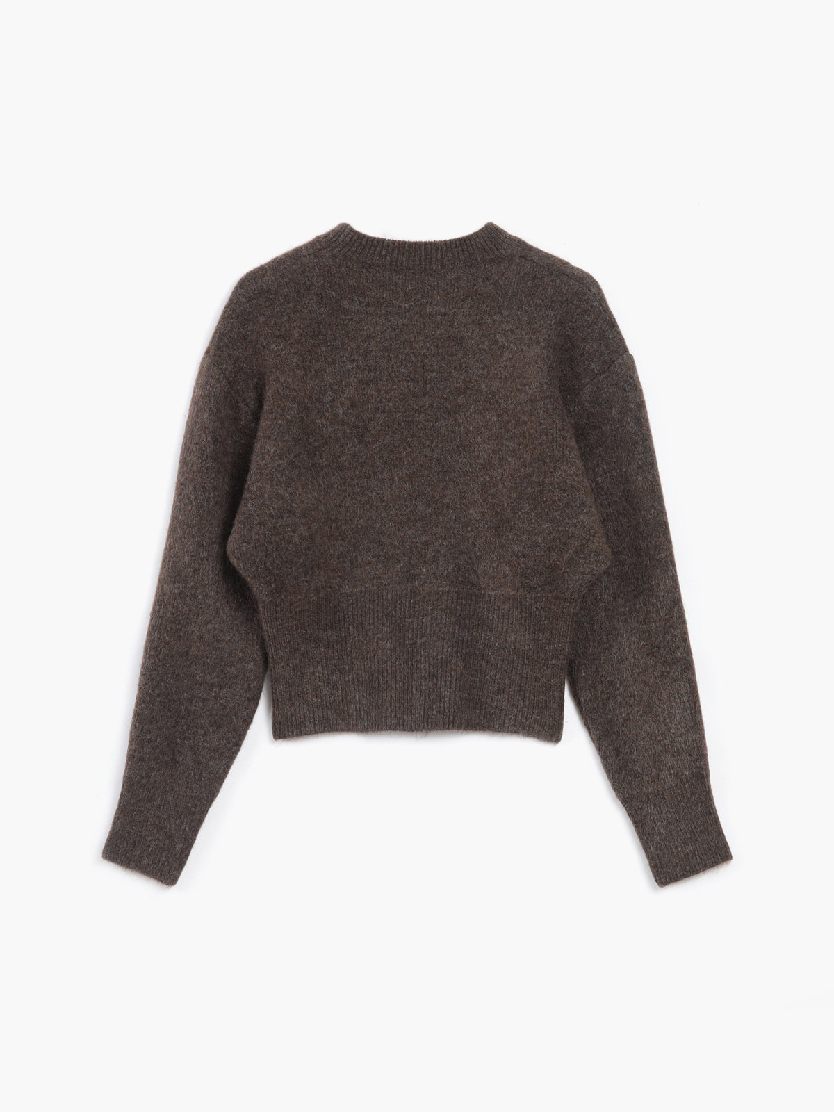 Half - Zip Fuzzy Sweater