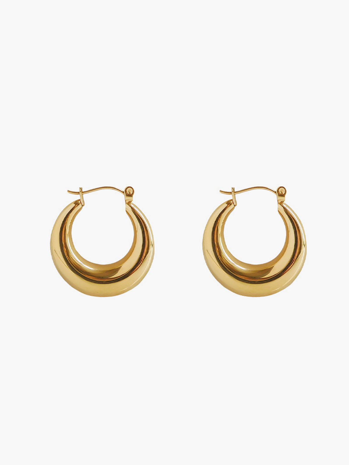 Golden &  Hoop Earrings