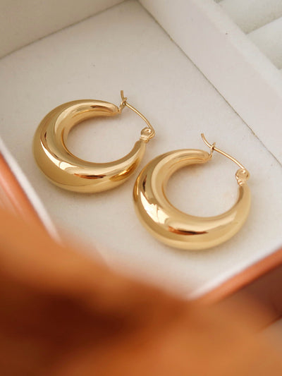 Golden &  Hoop Earrings